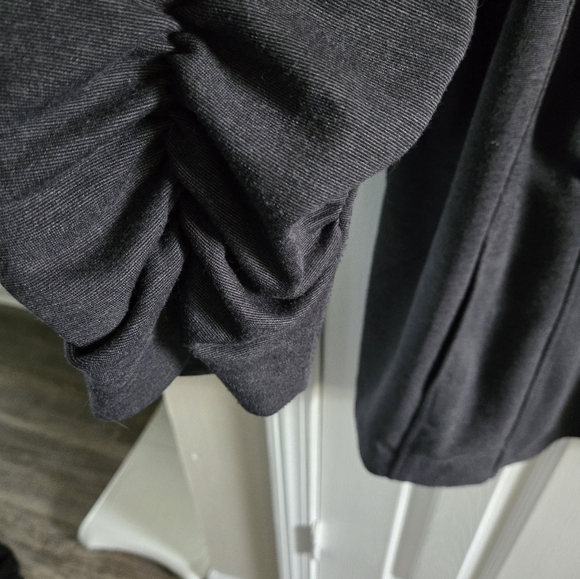 Susan Graver Blazer in heather grey 3X - Picture 5 of 5